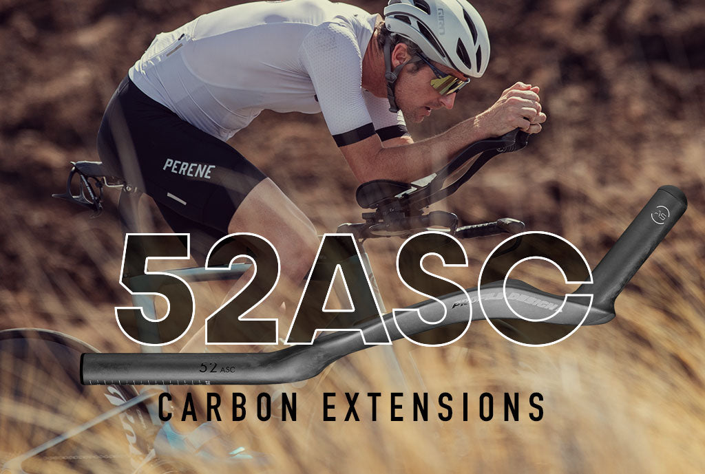 Profile Design 52 ASC Carbon Extensions Side View Action Shoot
