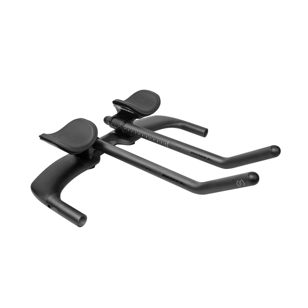 Profile Design Wing 20c+ Ergo 35SLC Aerobars Front View Carbon Aerobars