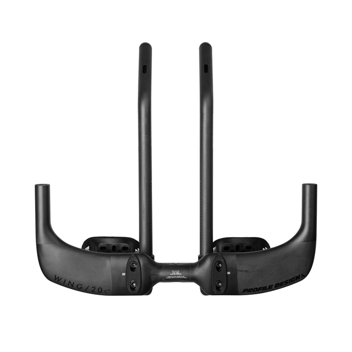 Profile Design Wing 20c+ Ergo 35SLC Aerobars Bottom View Carbon Aerobars