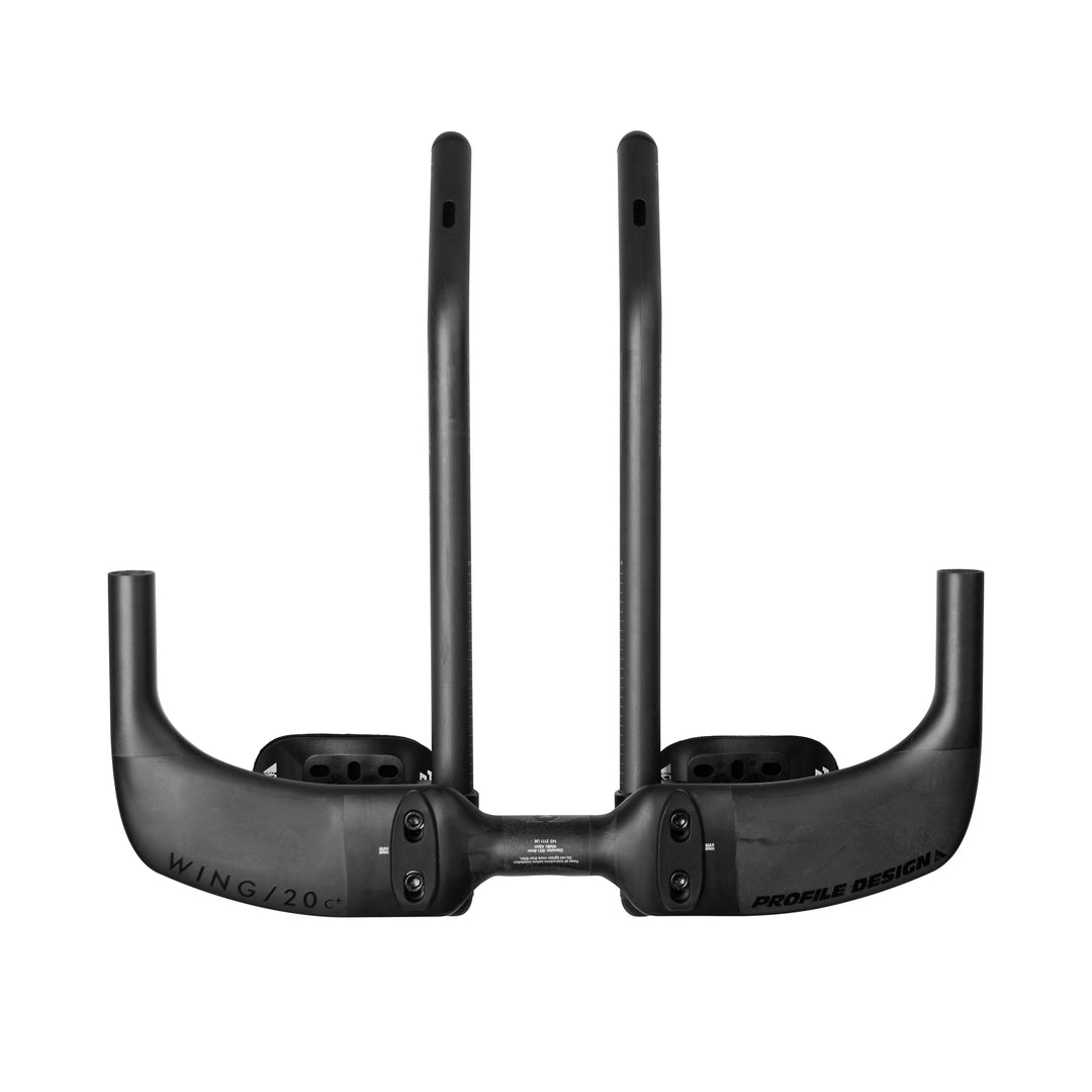 Profile Design Wing 20c+ Ergo 35SLC Aerobars Bottom View Carbon Aerobars
